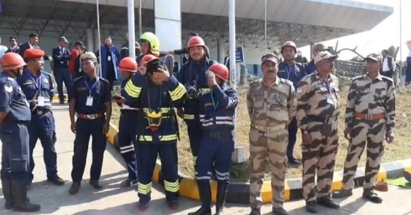 State-level earthquake mock drill held in Ri Bhoi district