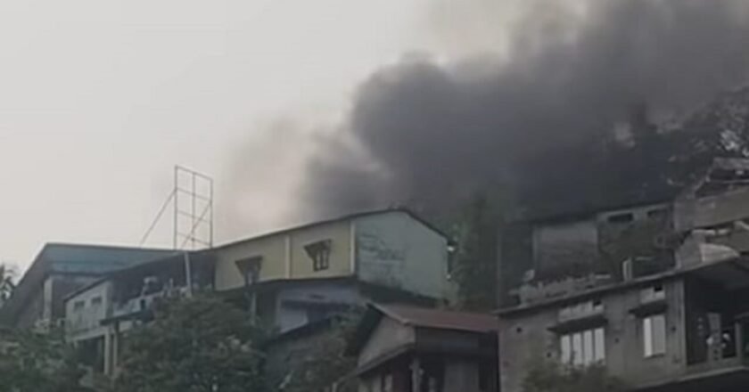 Violence erupts in Meghalaya’s Tura, two injured as mob torches NPP office