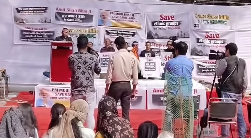 Garo Hills Groups Protest in Delhi Over Land Rights and Alleged Illegal Settlements