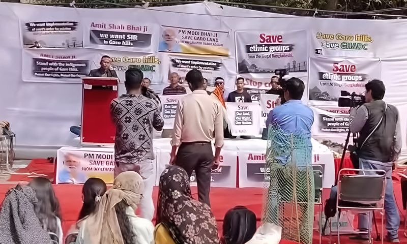 Garo Hills Groups Protest in Delhi Over Land Rights and Alleged Illegal Settlements