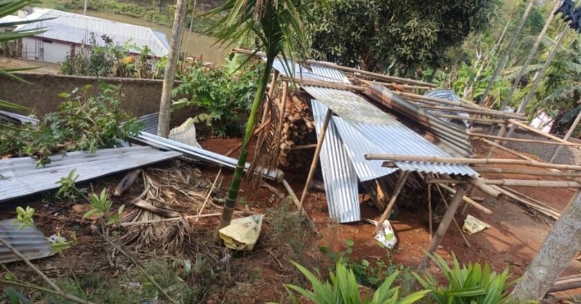 Storm batters Meghalaya’s Ri Bhoi, over 5,000 affected and 1,000 homes damaged