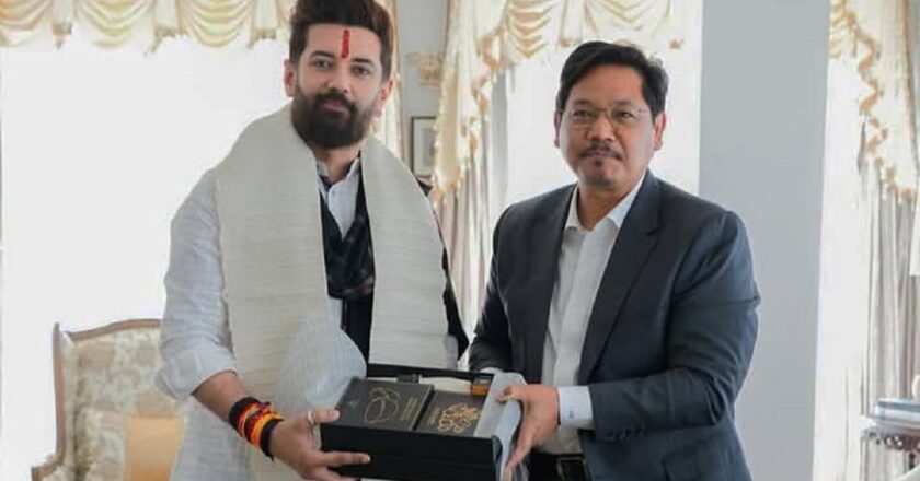 Union Minister Chirag Paswan meets CM Conrad Sangma, discusses inclusive supply