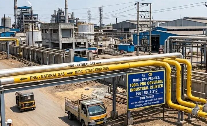 Industrial Shift Toward Green Energy: Over 50 Units at MIDC Apply for Piped Natural Gas Connections