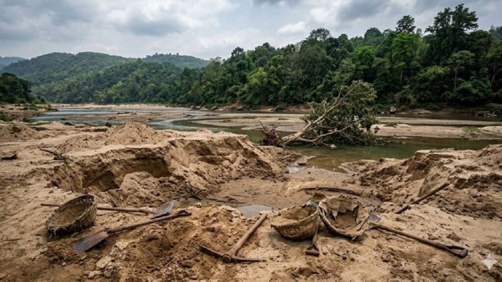 Meghalaya’s East Khasi Hills bans sand extraction amid environmental concerns