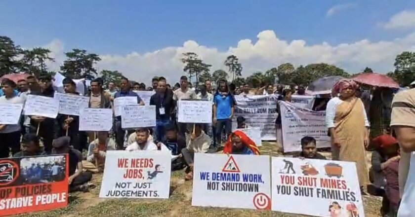Khliehriat Erupts in Protest: Thousands Demand Resumption of Coal Mining in Meghalaya