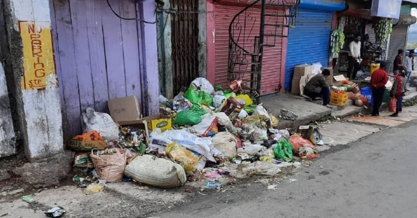 Shillong cracks down on roadside dumping along key highway stretch