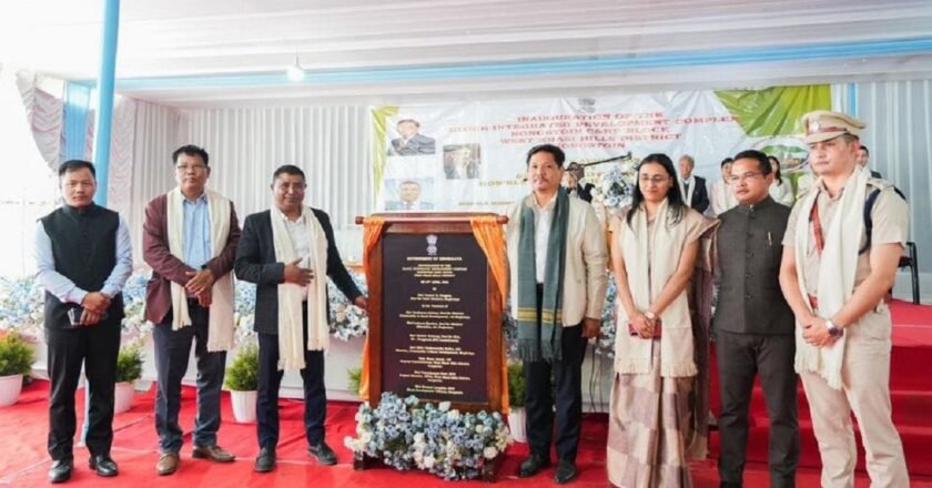 Meghalaya CM inaugurates Block Integrated Development Complex at Nongstoin