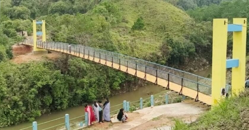 New hanging footbridge inaugurated to improve year-round connectivity in Shangpung