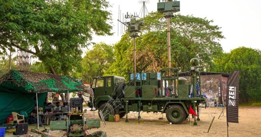 Zen Technologies showcases India’s first Al-Powered fully integrated anti-drone system in Umroi