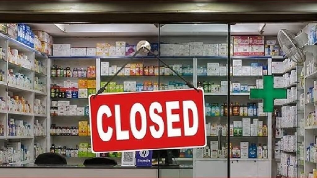 Pharmacies in Shillong observe nationwide bandh call by Pharmacy Associations