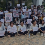 CAU Umiam students stage protest against professor on alleged misconduct case
