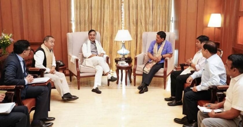 Conrad Sangma and Himanta Biswa Sarma Hold Talks to Resolve Inter-State Border Dispute