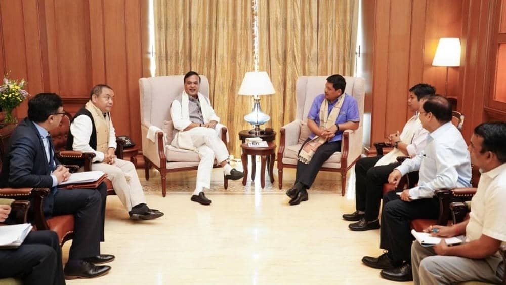 Conrad Sangma and Himanta Biswa Sarma Hold Talks to Resolve Inter-State Border Dispute