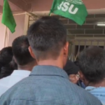 JSU, JNC protesters storm DC office in Khliehriat against Shree Cement project