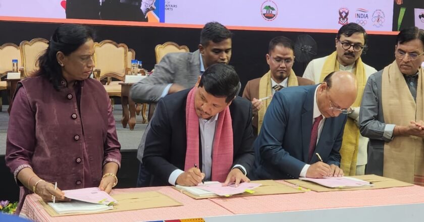 Meghalaya officially signs agreement for hosting 39th National Games in presence of Union Minister Mansukh Mandaviya