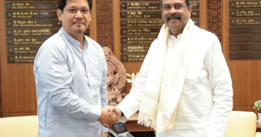 Union Education Minister Appreciated by CM Conrad Sangma for NEHU VC Appointment Initiative