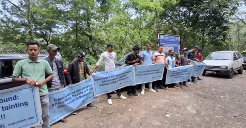 KSU Stages Protest in Shillong During Amit Shah Visit; Demands ILP Implementation