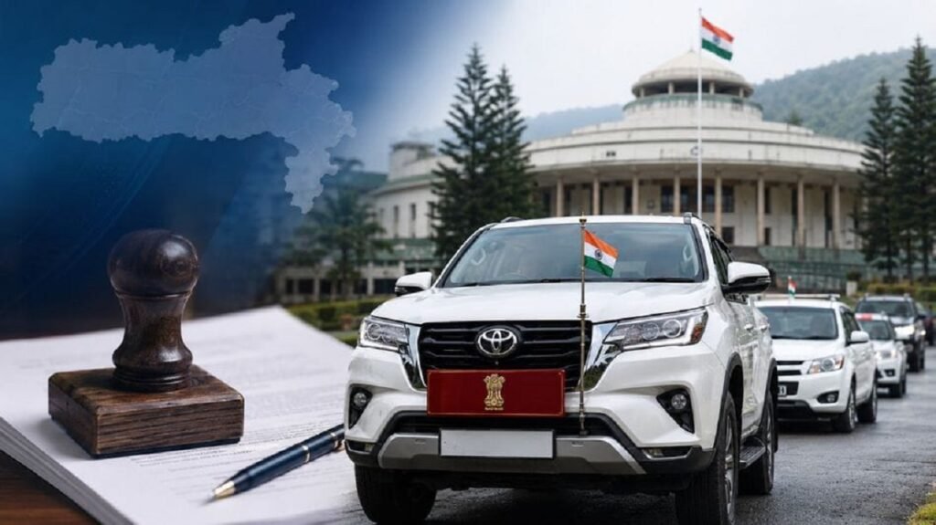 Meghalaya issues notification on display of name boards on government vehicles