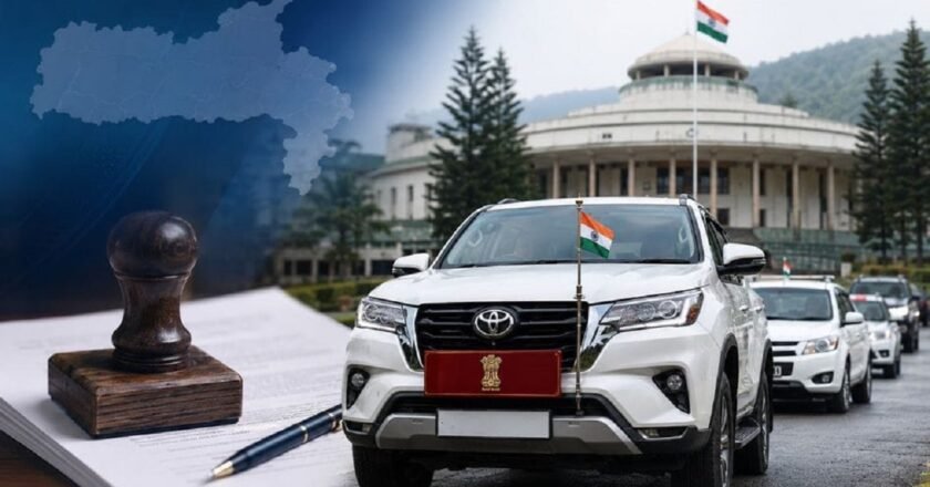 Meghalaya issues notification on display of name boards on government vehicles