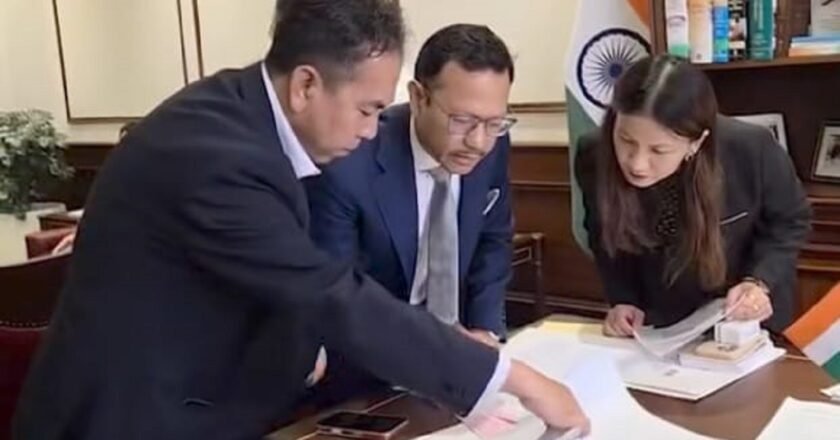 James Sangma files Rajya Sabha nomination, set for unopposed election