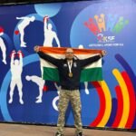 Representing India Sandeep Sharma from Meghalaya wins gold at World Kettlebell Championship