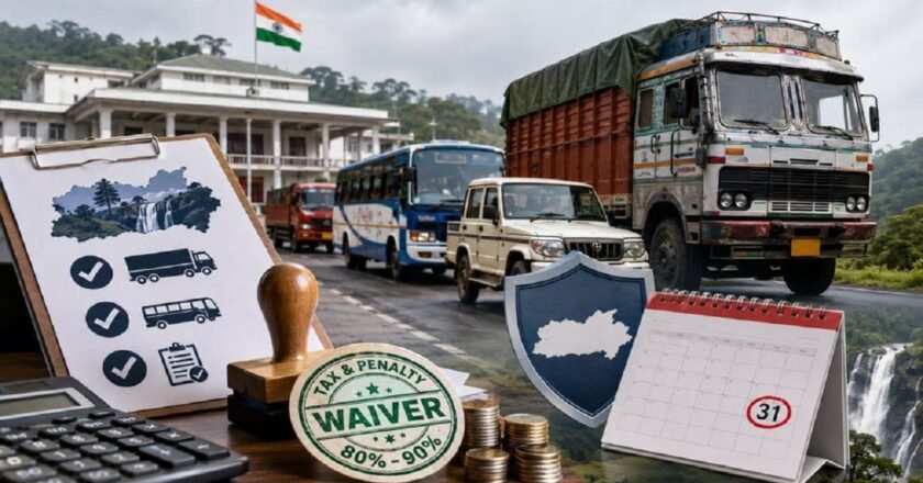 Meghalaya offers 80 per cent tax waiver for commercial vehicles, targets Rs 200 crore
