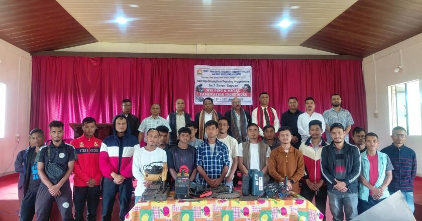 DDUCC, NEHU concludes seven-day skill up-gradation training on welding and metal fabrication techniques