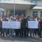 Protest erupts in NEHU Tura campus of various demands of staff