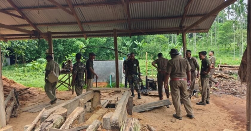 Forest Dept raids four illegal sawmills in North Garo Hills
