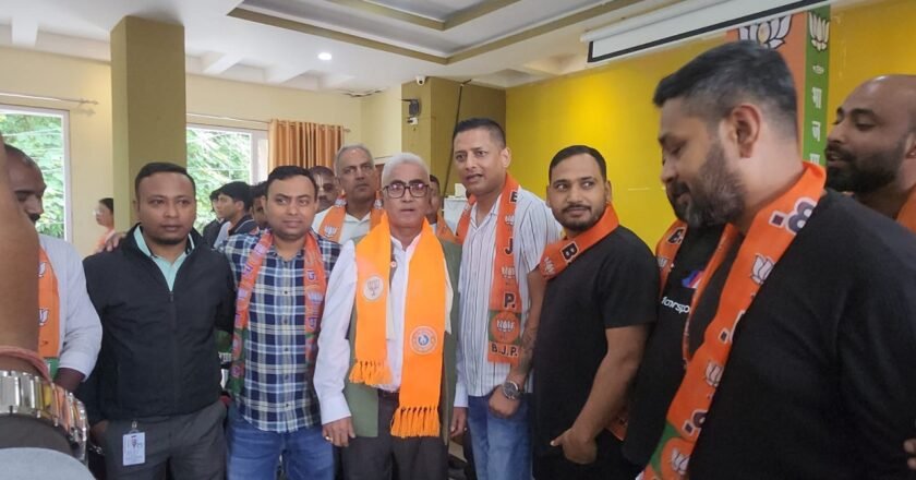 Mohendro Rapsang joins BJP, says decision driven by Meghalaya’s growth and development