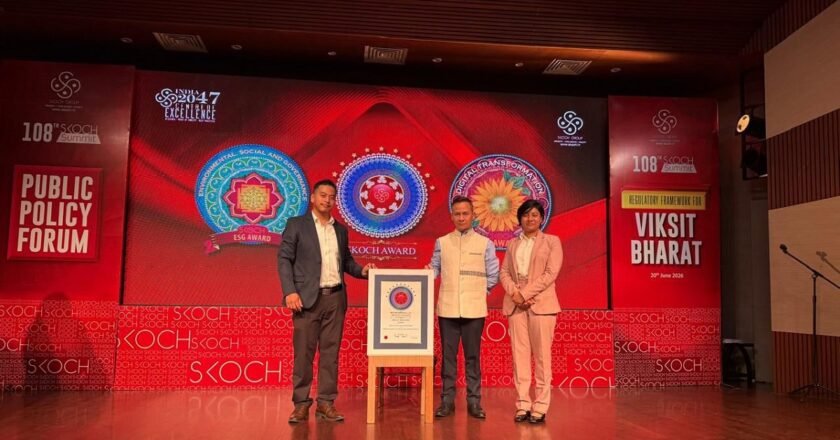 Meghalaya ECD Mission wins Gold SKOCH Award for excellence in Early Childhood Development in New Delhi