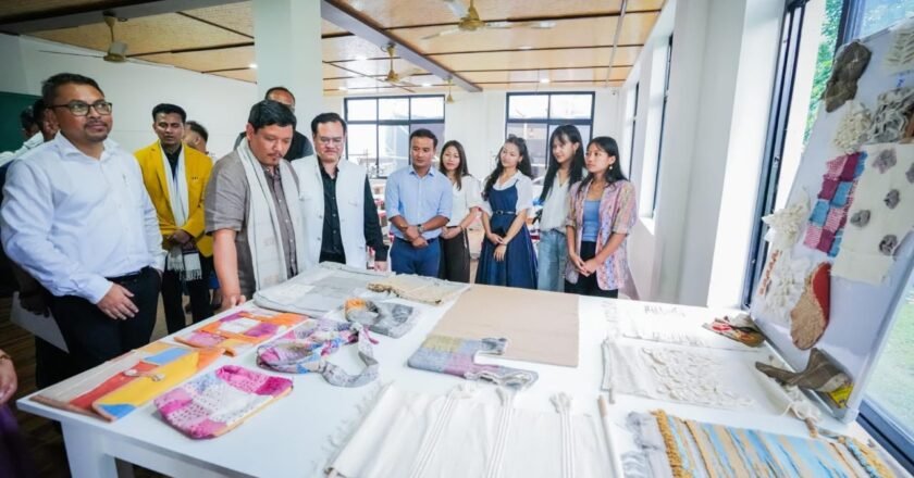 Meghalaya CM Inaugurates Centre Of Excellence For Eri Weaving At Ri Sai