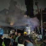 Fire damages 7 wooden shops at Last Stop in Laban; probe on