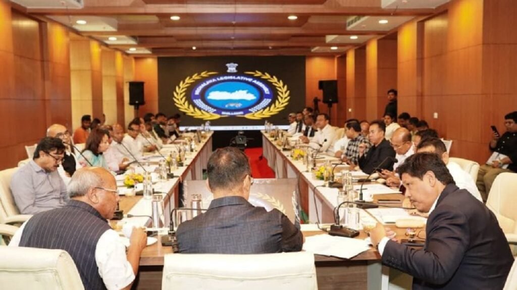 Meghalaya CM reviews progress of new State Assembly building
