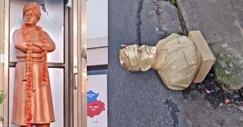 Shillong Rally Marred By Violence: Statues Of Vivekananda, Netaji Allegedly Vandalised