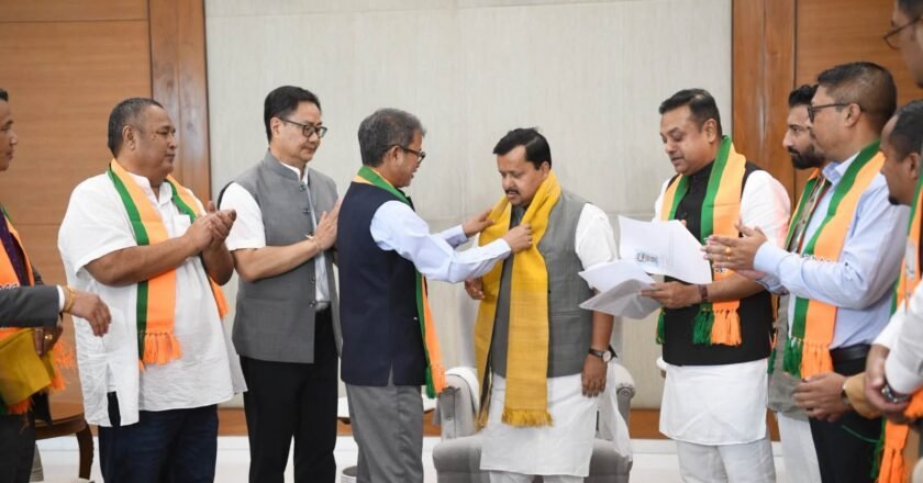 8 UDP MLAs Join BJP: Assembly Speaker Thomas Sangma Examining Documents