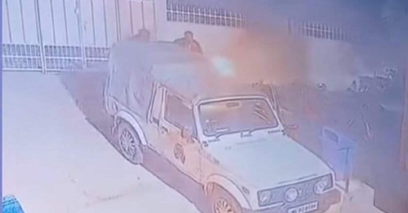 Petrol bomb hurled at Laban Police Station; Two cops escape injury