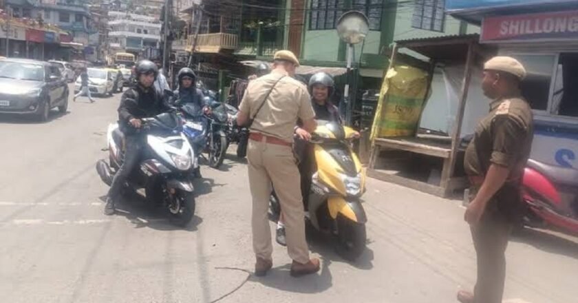 Vehicle checking stepped up in Shillong amid recent incidents