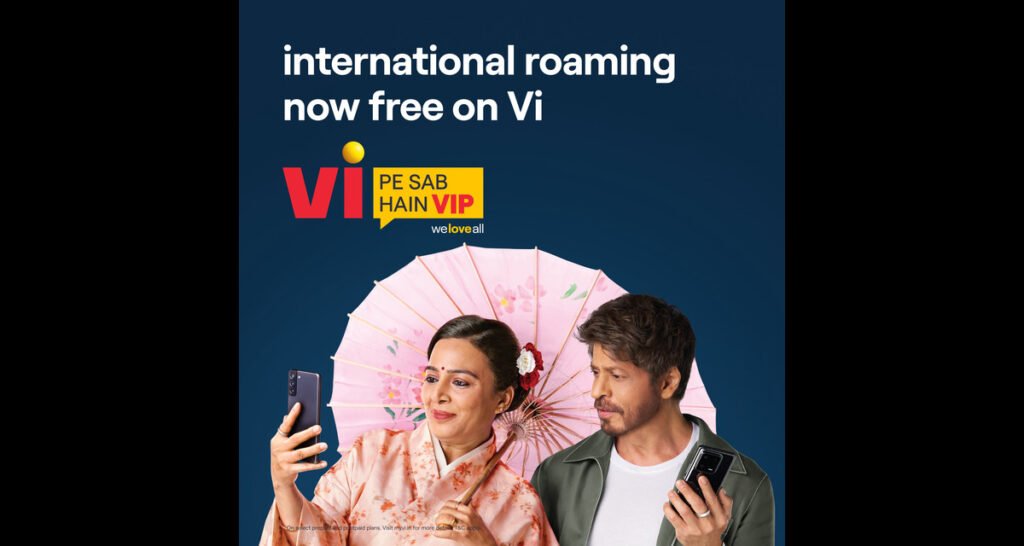 Vi introduces free international roaming across 170+ countries under ‘Vi Pe Sab Hain VIP’