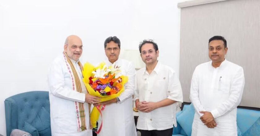 Amit Shah Meets Manik Saha, Pradyot Debbarma in Delhi; Tribal Issues, Pact in Focus