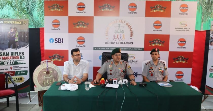 6th Assam Rifles Half Marathon to be Held in Shillong on Nov 22