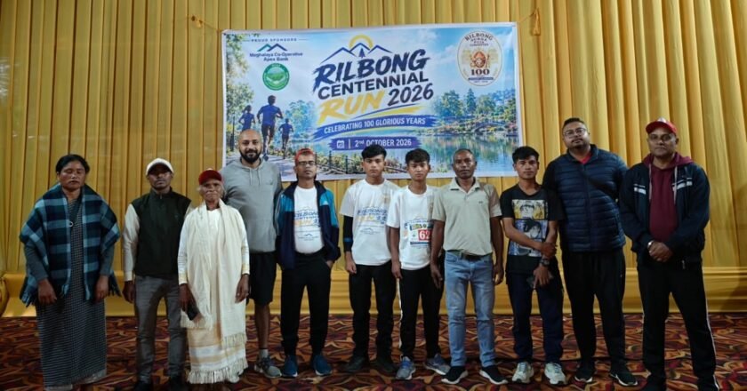 Rilbong Durga Puja Commitee holds Centennial Run