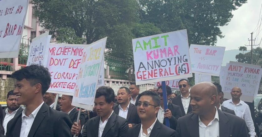 Lawyers intensify protest, demand removal of Meghalaya AG Amit Kumar