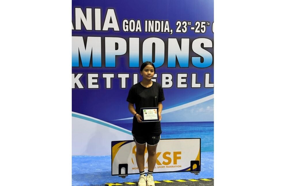 Meghalaya Bags 10 medals, 13-Year-Old Iaphilaihun Lyngdoh Talang named best junior lifter