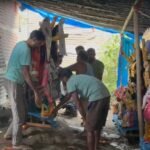 Durga Puja preparations underway, but idol-makers face uncertain future after property sale
